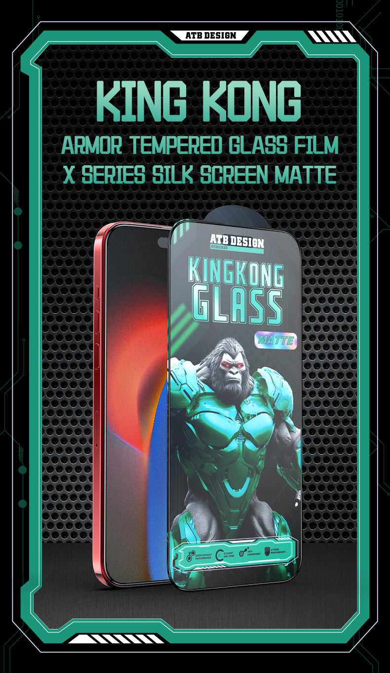 Atouchbo Wholesale King Kong Armor Toughened HD Glass Film X Series For iPhone 15 Series