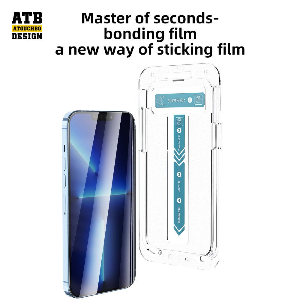 Full Coverage HD Tempered Glass With Easy Install Tools Screen Protector