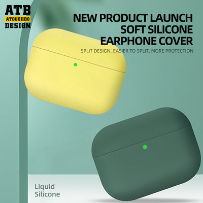 ATB Soft Liquid Silicone Shockproof Earphone Cover Cute For Apple Airpods Pro 2Nd Generation Case