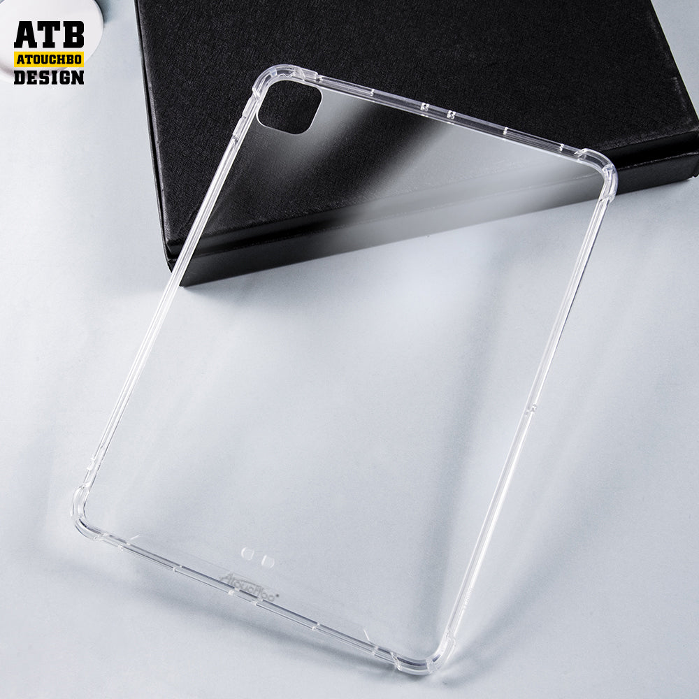 TPU+PC Transparent Shockproof Anti-shock and Anti-bend Cover Case