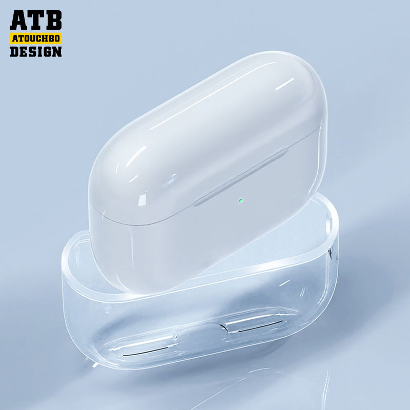 ATB TRANSPARENT TPU BLUETOOTH EARPHONE PROTECT COVER For Airpods pro 2 (SEPARATE WITHOUT HOOK)