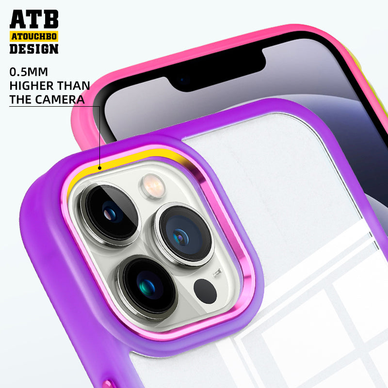 ATB Charm Eye Series Gradient Colorful All Inclusive Phone Case For Iphone 14