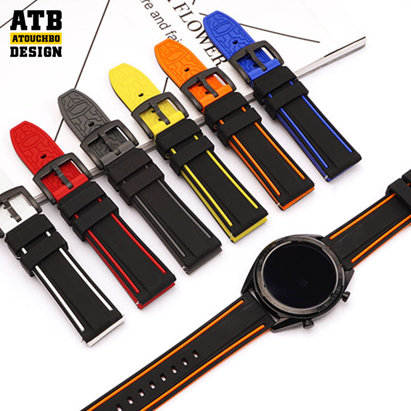 ATB Doul Color Breathable Switch Watch Band 20MM 22MM 49MM Watch Straps For Apple Watch Ultra
