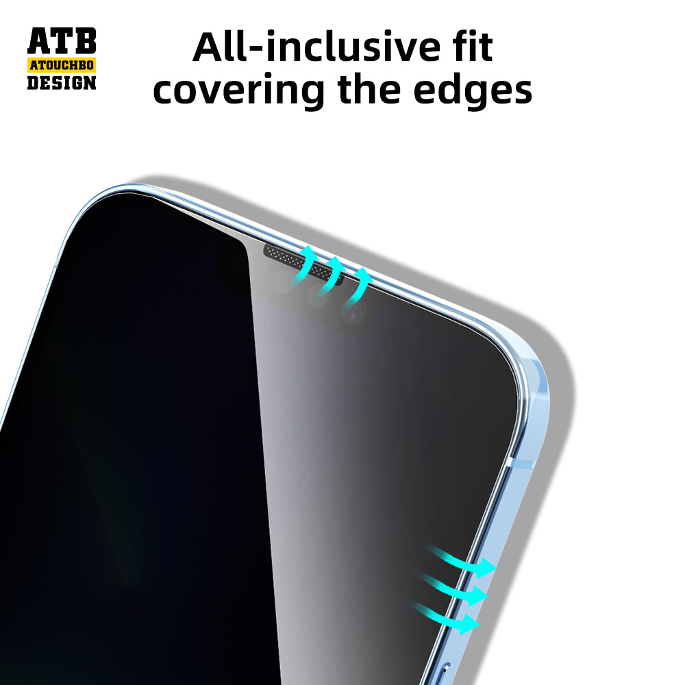 Full Coverage Privacy Tempered Glass With Easy Install Tools Screen Protector
