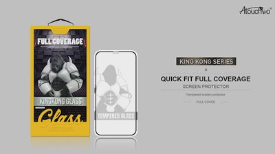 KingKong Silk Print Full Cover Tempered Glass Screen Protector