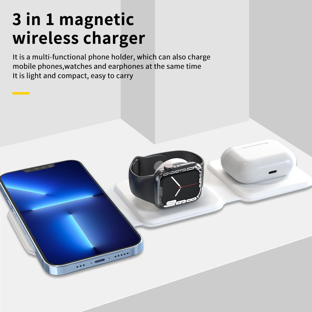 10 in 1 function set wireless headset,3 in 1 Magnetic Wireless Charger,20wPD Fast Charging Cable,33W Gallium Nitride Charger